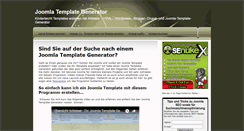 Desktop Screenshot of joomla-template-generator.de