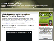 Tablet Screenshot of joomla-template-generator.de